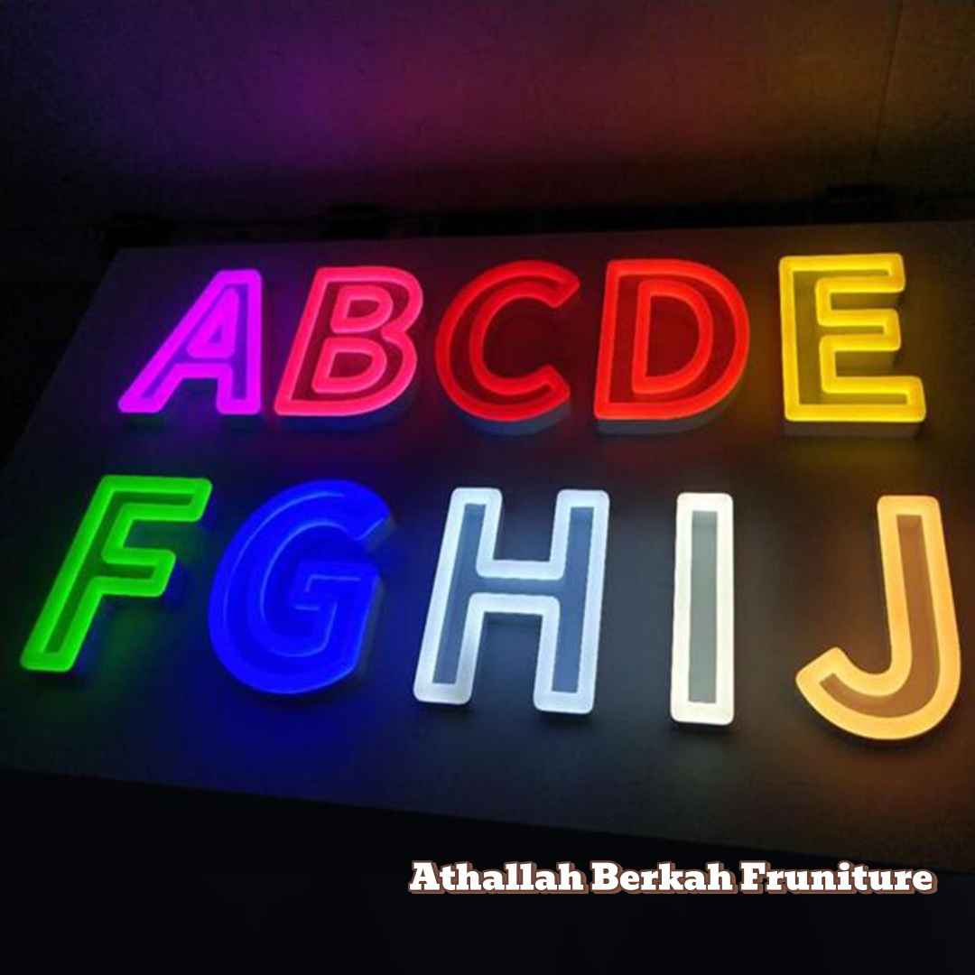 Jasa pembuatan letter sign akrilik murah di Pondok Gede Bekasi. Jasa pembuatan letter sign akrilik