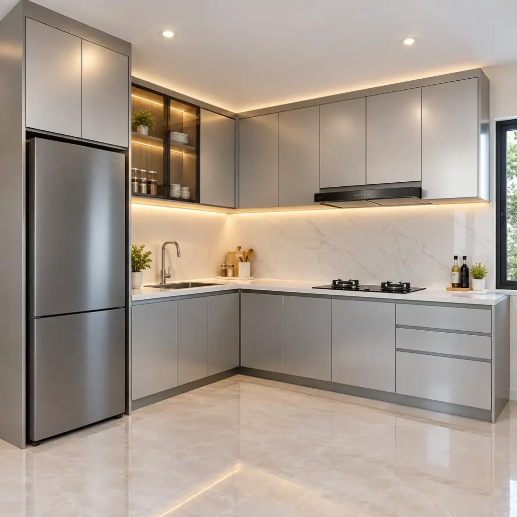 Kabinet Dapur Aluminium Depok