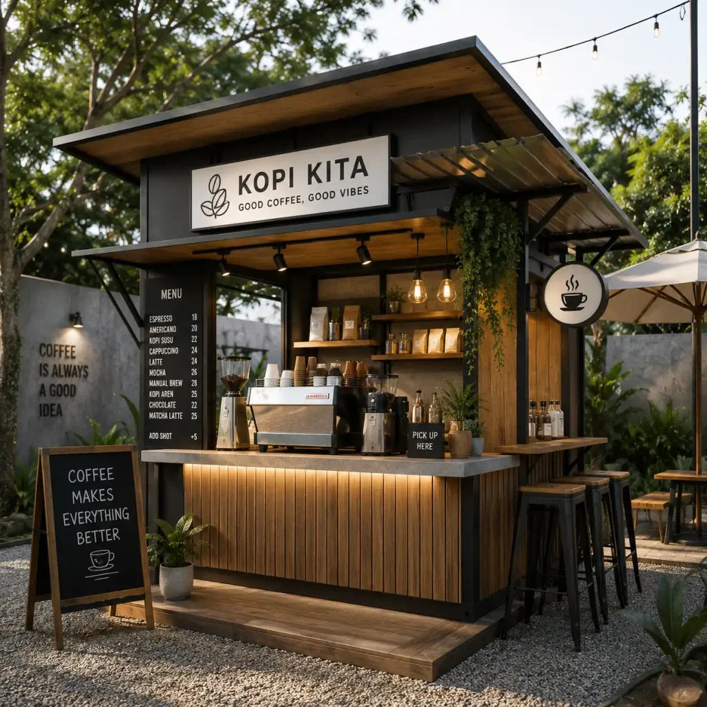 Stand Booth Kopi Bekasi